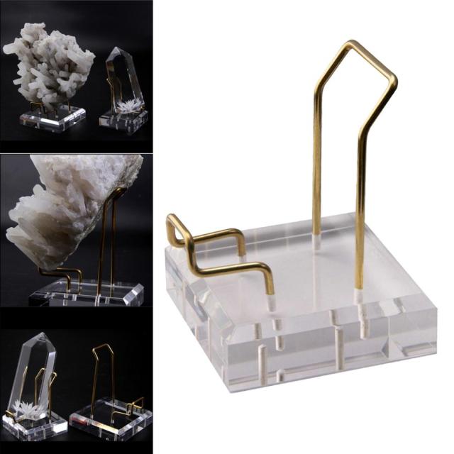 ディスプレイスタンド 鉱物鉱石 ジオード 岩石標本収集品石 ホルダー
