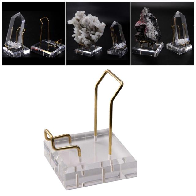 ディスプレイスタンド 鉱物鉱石 ジオード 岩石標本収集品石 ホルダー