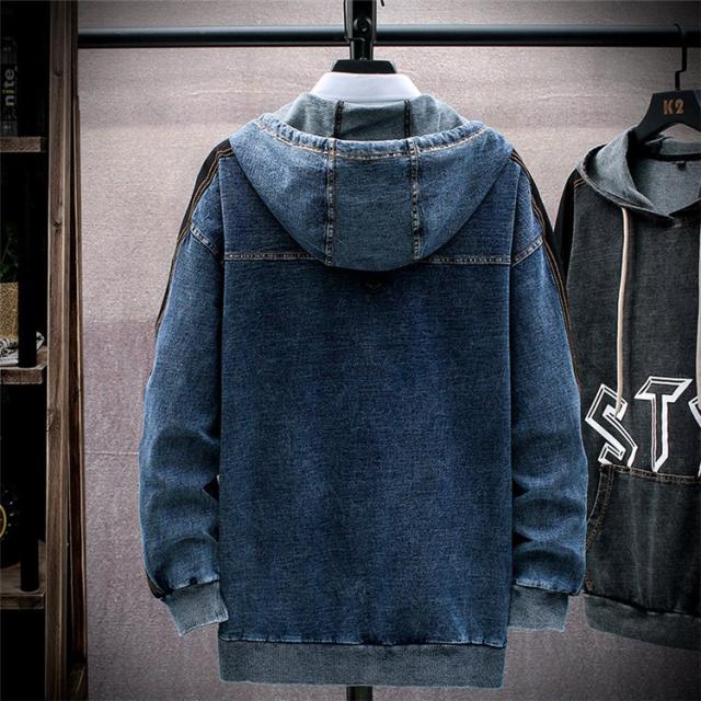 パーカー メンズ 長袖 デニム 大きいサイズ プルオーバーパーカー デニムパーカー レディース オシャレ ポッケト付き 春服 無地 パーカー メンズ 長袖 大きいサイズ プルオーバーパーカー デニム