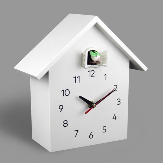 鳩時計 クォーツ 壁掛け時計卓上 キッズ 寝室学校 の 装飾白の通販はau