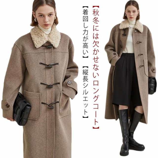 コート ダッフルコート レディース 大きいサイズ ロング