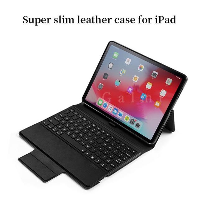 Bluetooth 新型 iPad pro mini5 mini4 キーボード ペンホルダー 超薄TPUケース 兼スタンド兼カバー 全面保護 超軽量