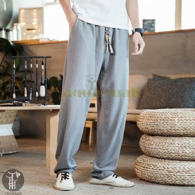 ゆったり サルエルパンツ メンズ ワイドパンツ カジュアル ボトムス細身 ズボン メンズ サルエル パンツ 九分丈 大きいサイズ メンズ ロング