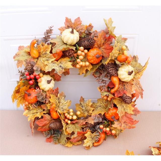 リース ハロウィン 花 秋 手作り クリスマス 飾り付け フラワー