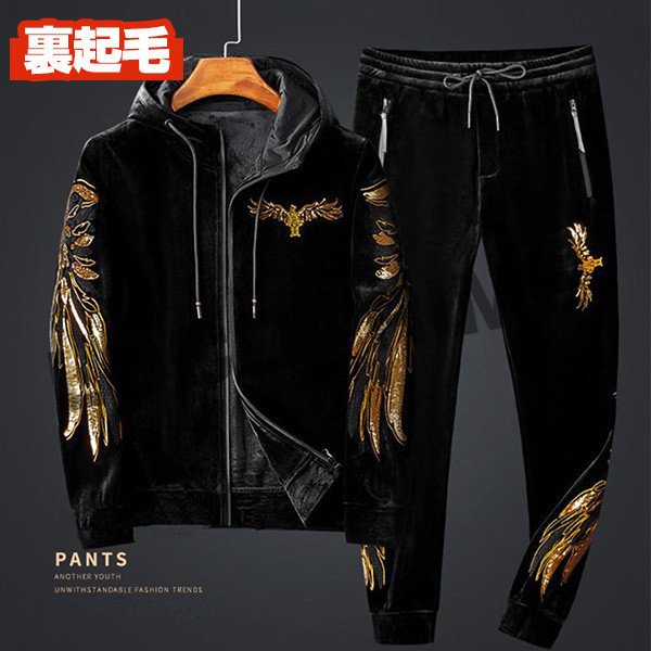 セットアップ 上下セット ジャージ スウェット メンズ 裏ボア 裏起毛 ジョガーパンツ 長袖パーカー トレーナー スポーツウェア お兄系 オラオラ系 部屋着の通販は