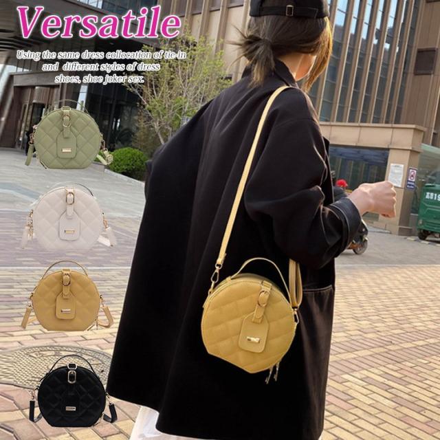 定価5.6万】FLYNNフリン サークルハンドバッグレザー◇ブラック◇