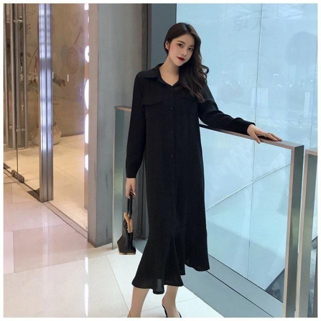 ワンピース 冬 レディース 新作 ワンピース ひざ丈ワンピース 長袖 秋冬 ワンピ 大人きれいめの通販は 5,900円