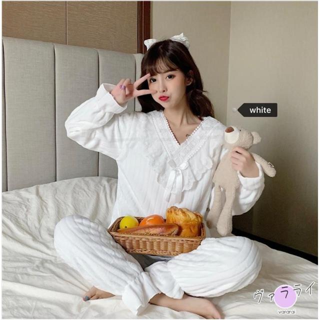 シルク絹100% 美肌長袖ネグリジェ パジャマ 寝巻 ワンピース F 小花柄