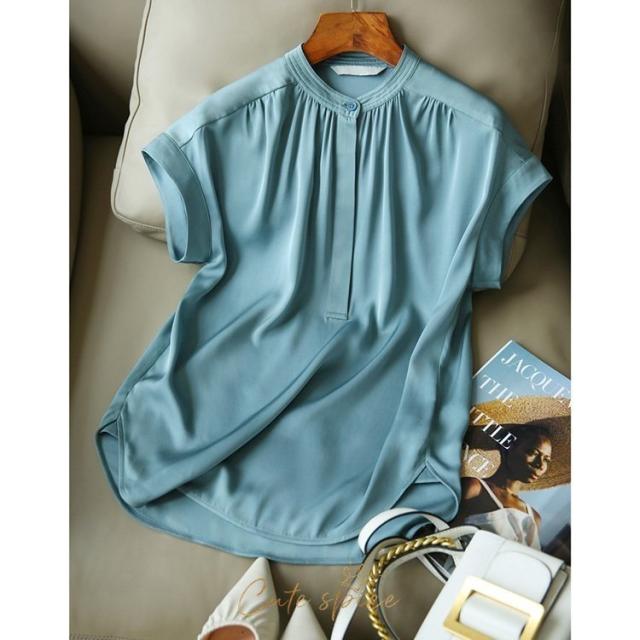 ブラウス レディース 40代 春夏新作 オシャレブラウス レションシャツ