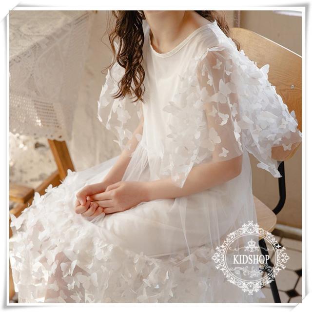 2021子供ドレス発表会結婚式キッズフォーマルドレスワンピース子供服 女の子フラワーガールロング_3