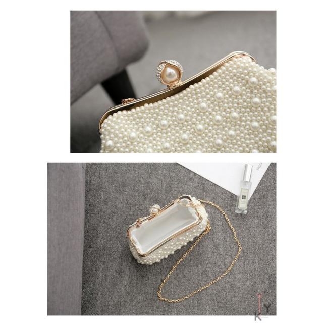 パーティーバッグ レディース 人気絹織 ラインストーン パーティバッグ