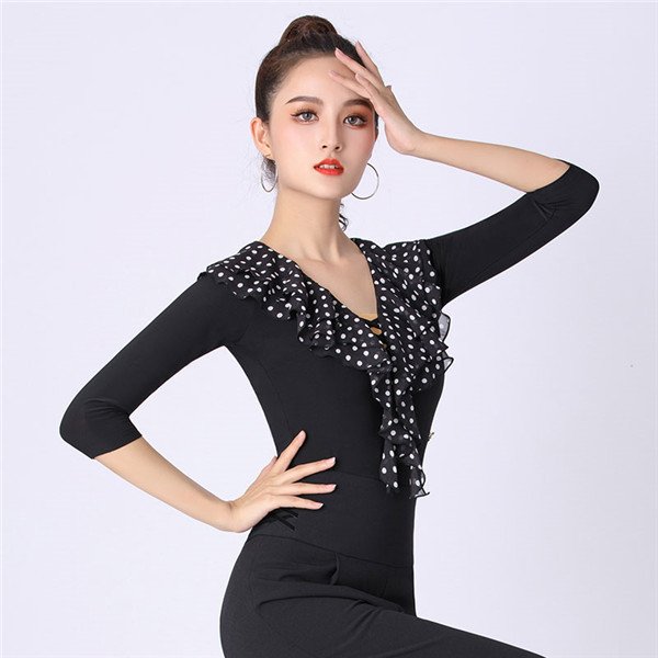 レオタード レディース 社交ダンス トップス ラテン トップス ステージ