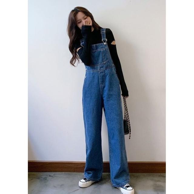 サロペット 20代 30代 40代 50代 デニム コーデ デニムパンツ レディース ファッション 女性 カジュアル 春 夏服 秋 アシンメトリーデニム 春夏秋 アシンメトリーデニム サロペットパンツ オーバーオール 春夏秋