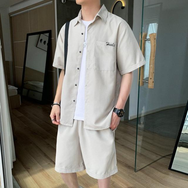 セットアップ メンズ 上下セット トップス カジュアルシャツ
