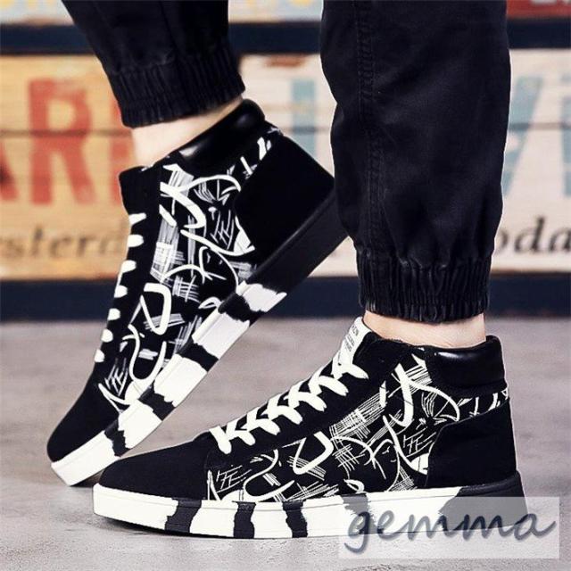 スニーカー メンズハイカット カジュアル メンズ 靴 シューズ