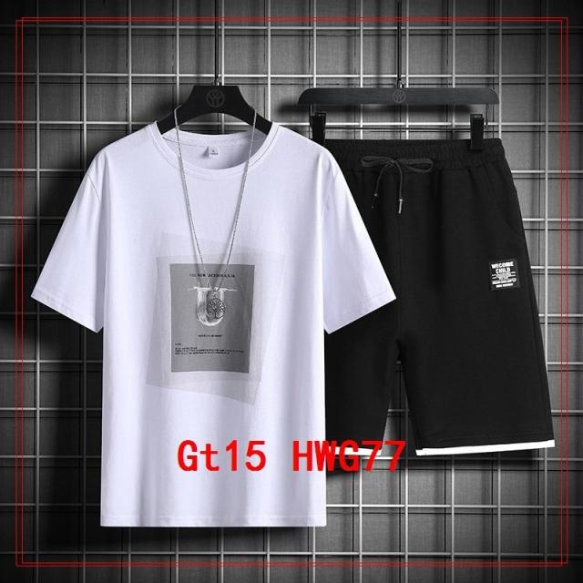ジャージメンズセットアップ夏スポーツウェアおしゃれ上下セット吸水速乾夏服通気性半袖Tシャツスウェットパンツルームウェア大きいサイズ2021