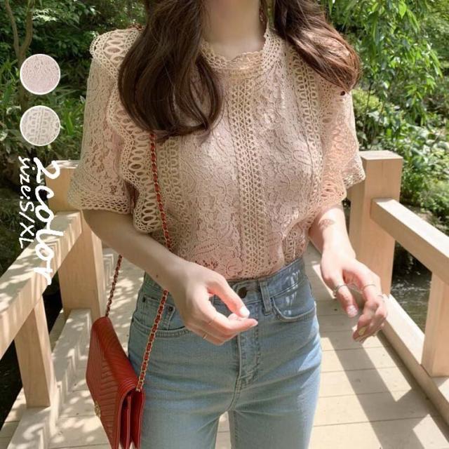 ブラウス レディース きれいめ 春夏 40代 30代 半袖ブラウス レース フォーマルトップス Tシャツトップス 可愛い おしゃれ 韓国風 通勤 お出かけ 着痩せ ブラウス レディース きれいめ 春夏 40代 30代 半袖ブラウス