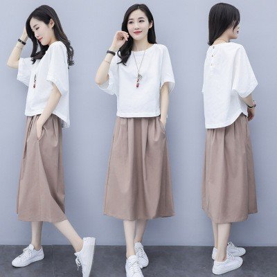 レディース 上下セット 夏服 セット 半袖 Tシャツ 無地 シンプル