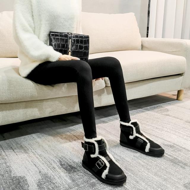 スノーブーツ レディース ハイカットブーツ シューズ 靴 ショートブーツ スエード調 裏ボア ブラック 新作 お洒落の通販は スノーブーツ レディース ハイカットブーツ シューズ 靴 ショートブーツ スエード調 裏ボア ブラック 新作 お洒落の通販は