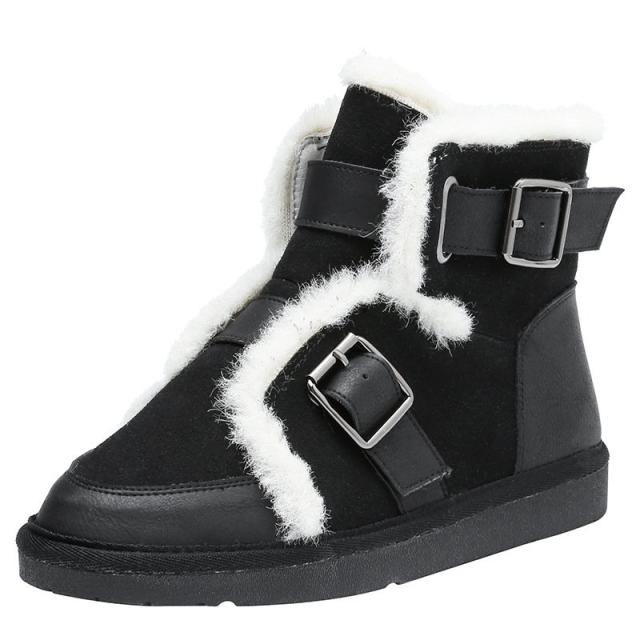 スノーブーツ レディース ハイカットブーツ シューズ 靴 ショートブーツ スエード調 裏ボア ブラック 新作 お洒落の通販は スノーブーツ レディース ハイカットブーツ シューズ 靴 ショートブーツ スエード調 裏ボア ブラック 新作 お洒落の通販は