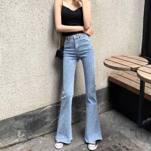 フレアパンツ デニム レディース ボトムス ブーツカット 脚長