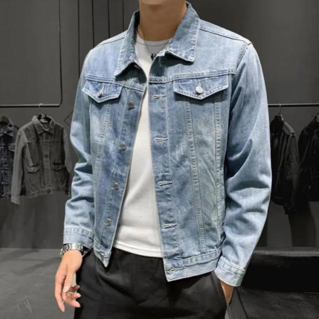 ジージャン メンズ デニムジャケット Gジャン ブルゾン 春秋