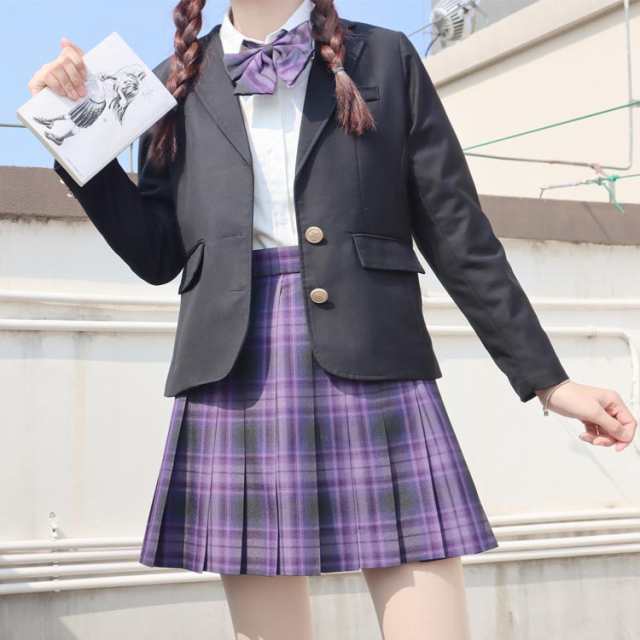 スクールブレザー 女子 学生 制服 ブレザー スリム 学生服 ジャケット