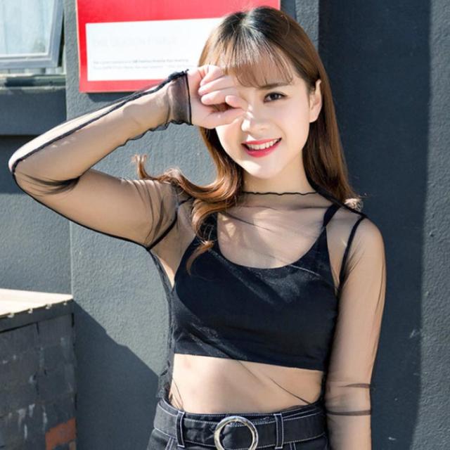 選べる16色 清楚な大人の肌見せスタイル♪トップス レディース