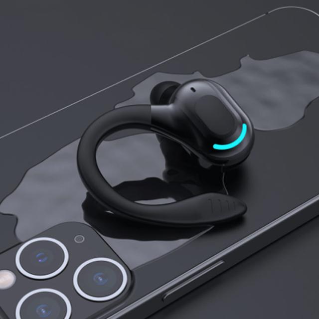 骨伝導イヤホン 片耳 耳掛け型 bluetooth 5.2 ワイヤレスイヤホン 自動