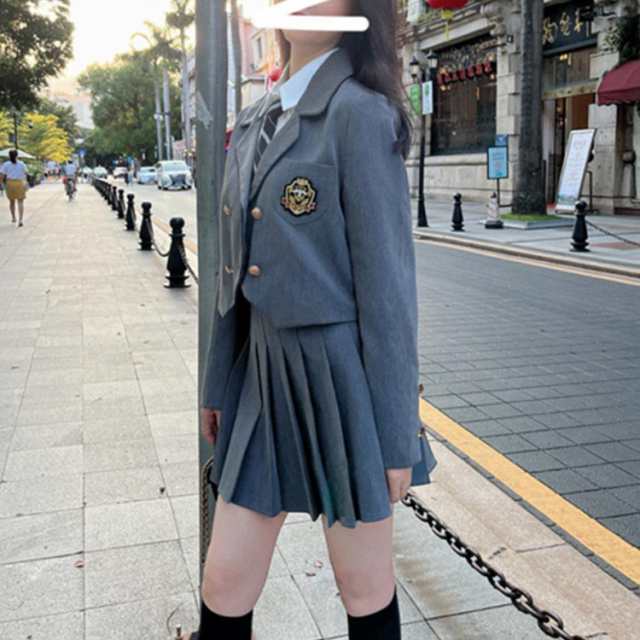 学生服 制服 スクール制服 4点セット 女の子 韓国ファッション 制服