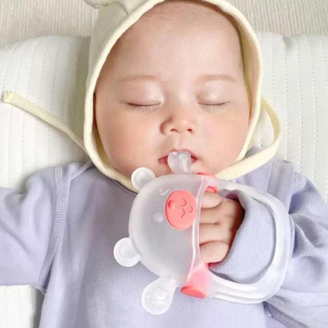 ミニシリコンベビー 指しゃぶりの女の子 黒髪 リボーンドール販売中