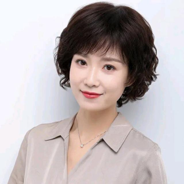 女性高級ウイッグカツラショート韓流パーマ耐熱形状記憶人工毛 楽天市場】フルウィッグ かつら 女性 短髪 パーマ 巻き毛 普段