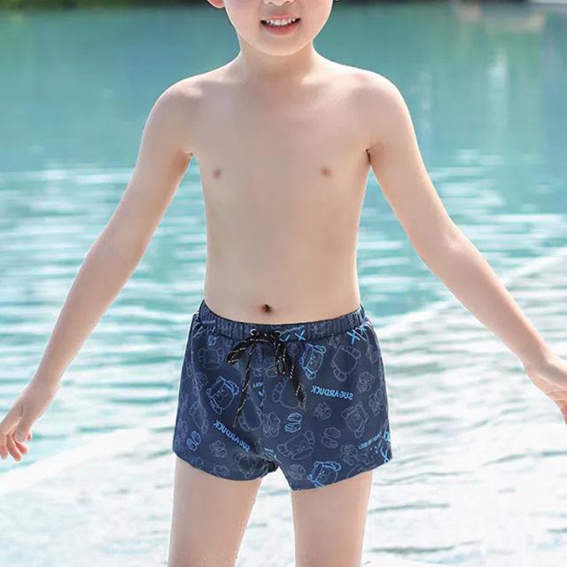少年　競泳水着 キッズ 水着 競泳水着 男の子 サーフパンツ 水泳帽付き 総柄 ハーフパンツ ショートパンツ UVカット 子供用 かわいい シンプル 水遊び  スイミングスクール 夏 プール スイミング 海 川 アウトドア 動きやすい 100cm 110cm 120cm 130cm 140cm 150cm  160cm 送料無料の通販は ...