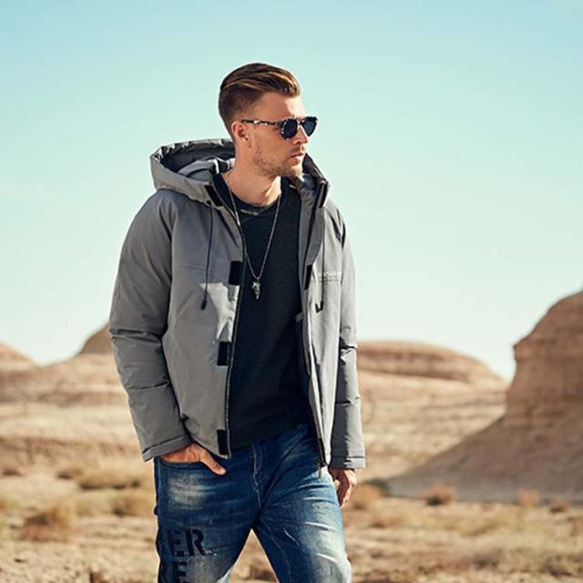 中綿ジャケット ダウンジャケット フード付き コート メンズ 中綿