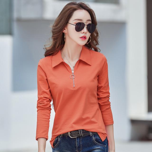 全6色×6サイズ！ポロシャツ tシャツ 襟付き polo 長袖tシャツ