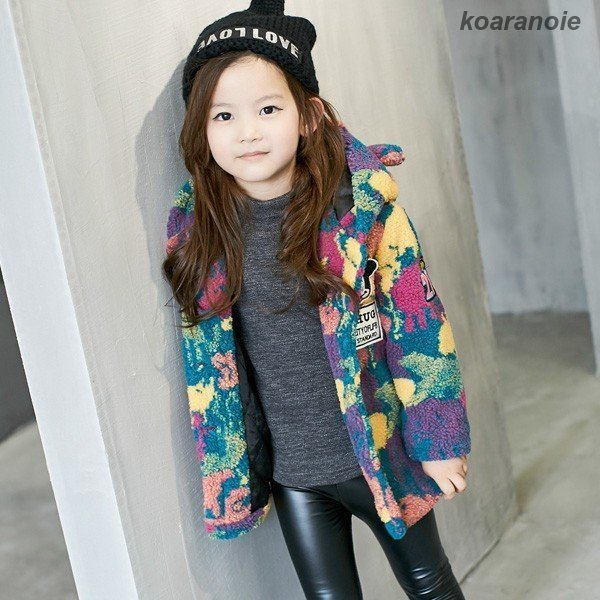 子供服 子供コート 女の子 ダッフルコート ノーカラーコート キッズ ３ー５歳 女児 民族風ジャケット キッズコート アウター 上着 長袖の通販はau Pay マーケット Fryショップ