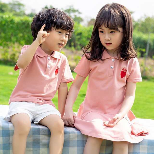 親子お揃い 親子コーデ ワンピース ファミリーお揃い ペアルック カップル服 パパ ママとキッズお揃い ボーダー柄 半袖ポロTシャツ 兄弟/の通販はau  PAY マーケット - fryショップ