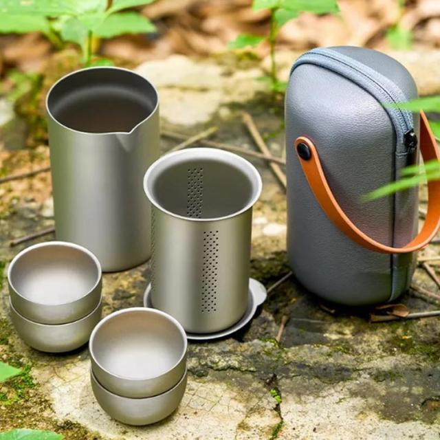 S'more(スモア) Titanium Tea Coze チタン アウトドア 5点セット