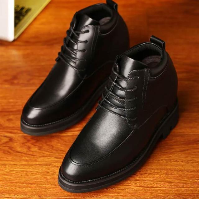 結婚式 フォーマルシューズ シークレットシューズ レースアップ 厚底