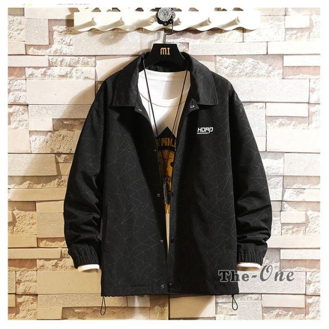 コーチジャケット メンズ ブルゾン ジャケット 総柄 おしゃれ ライトアウター ストリート系 春物の通販はau Pay マーケット 杉矢田松