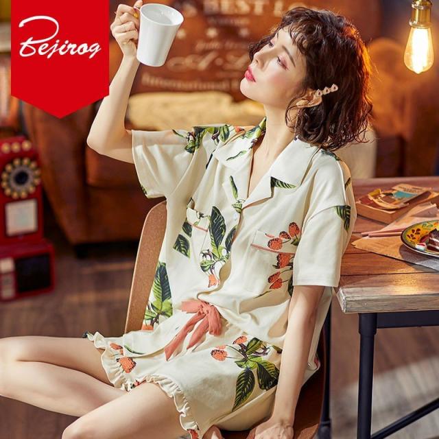 パジャマ レディース 夏 上下セット ルームウェア 部屋着 寝巻き 半袖 可愛い 女性 新作の通販はau Pay マーケット 杉矢田松