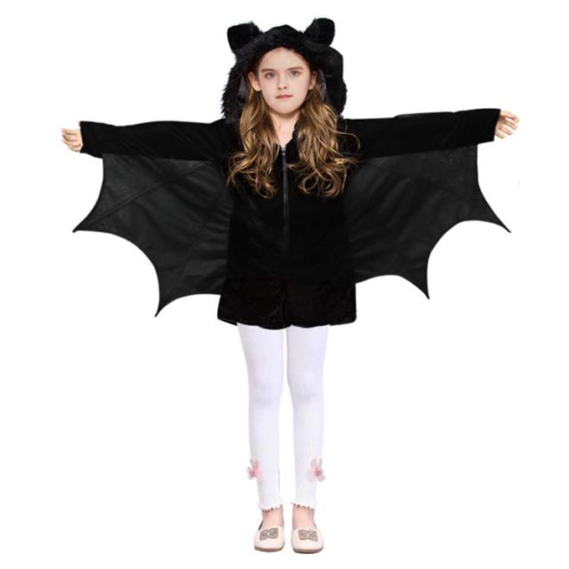 ハロウイン コウモリコスプレ 衣装 100-150 吸血鬼 コスチューム 