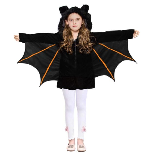 ハロウイン コウモリコスプレ 衣装 100-150 吸血鬼 コスチューム 