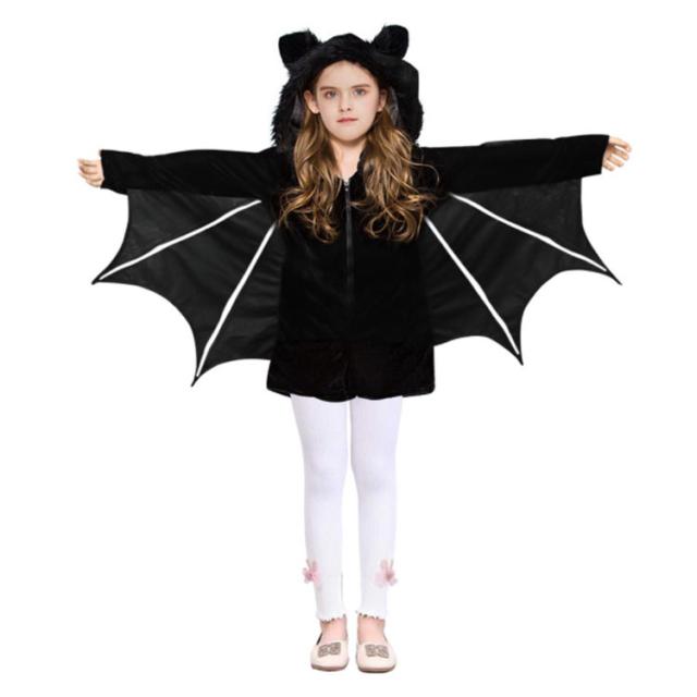 ハロウイン コウモリコスプレ 衣装 100-150 吸血鬼 コスチューム