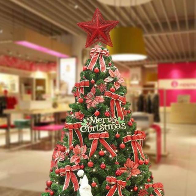 クリスマスツリー トップスター 飾り トップライト 20cm クリスマス