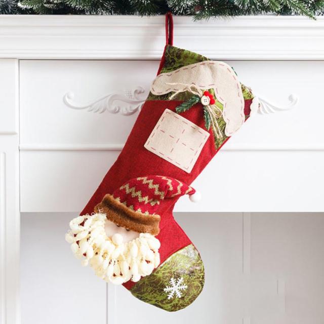 クリスマス靴下 サンタオーナメント 送料無料 雑貨 クリスマスツリー