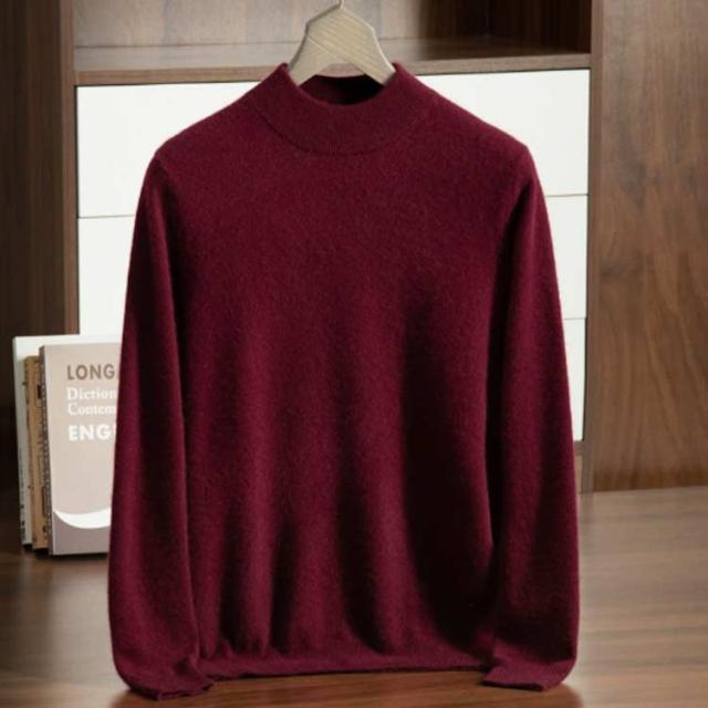 無地 メンズ カシミヤニット ニット 薄手 センター モックネック ニットセーター カシミヤ ハイゲージ プルオーバー 防寒 保温 暖かい カシミヤニット インナー ニット 秋冬 ハイネック フィット ニットプルオーバー スリム ビジネス オフィス 通勤 大きいサイズ 黒 紺