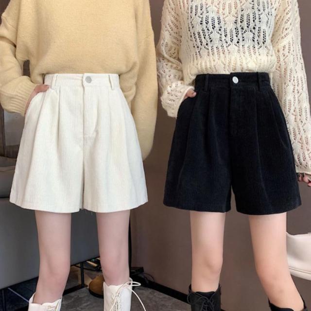 d.i.a美品！コーデュロイファーショーパン tomo169321-01.jpg