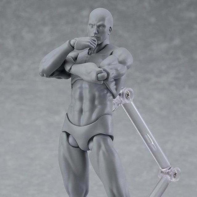 デッサン関節人形　男女ペアセット　13cm グレー デッサン関節人形 男女ペアセット 13cm グレー（2025年最新
