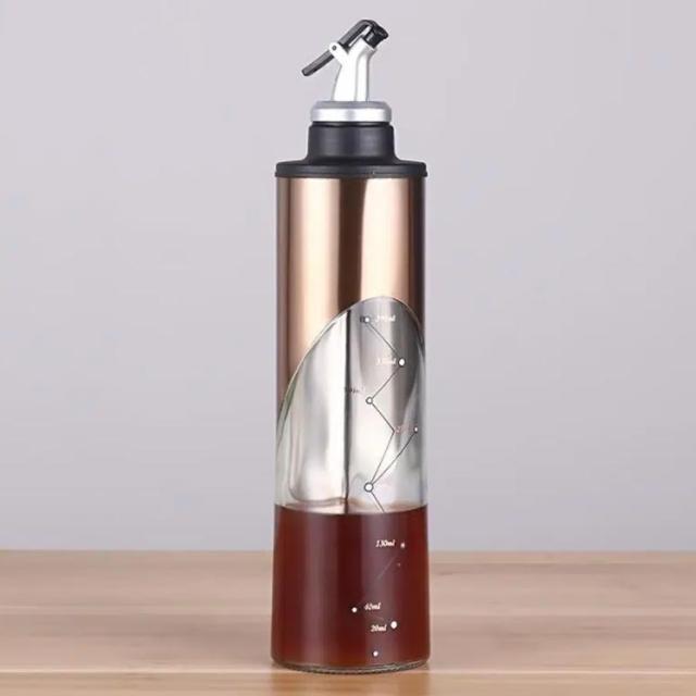 ガラス製水筒 ステンレスキャップ付き